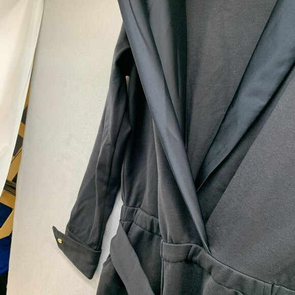 Soft Surroundings Simply Elegant Ponte Knit Wide Leg Jumpsuit Womens XS Tie Lux - Picture 9 of 16